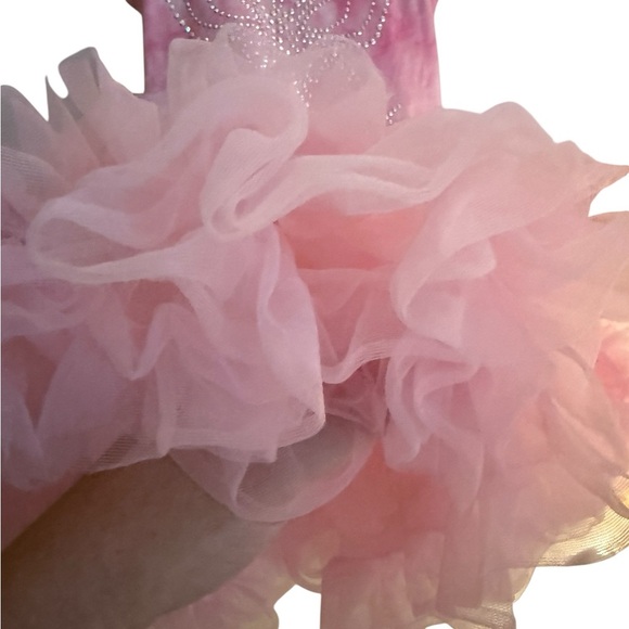 Popatu Pink Butterfly Rhinestone Tutu Dress – Toddler Girls Size Small - Picture 4 of 10